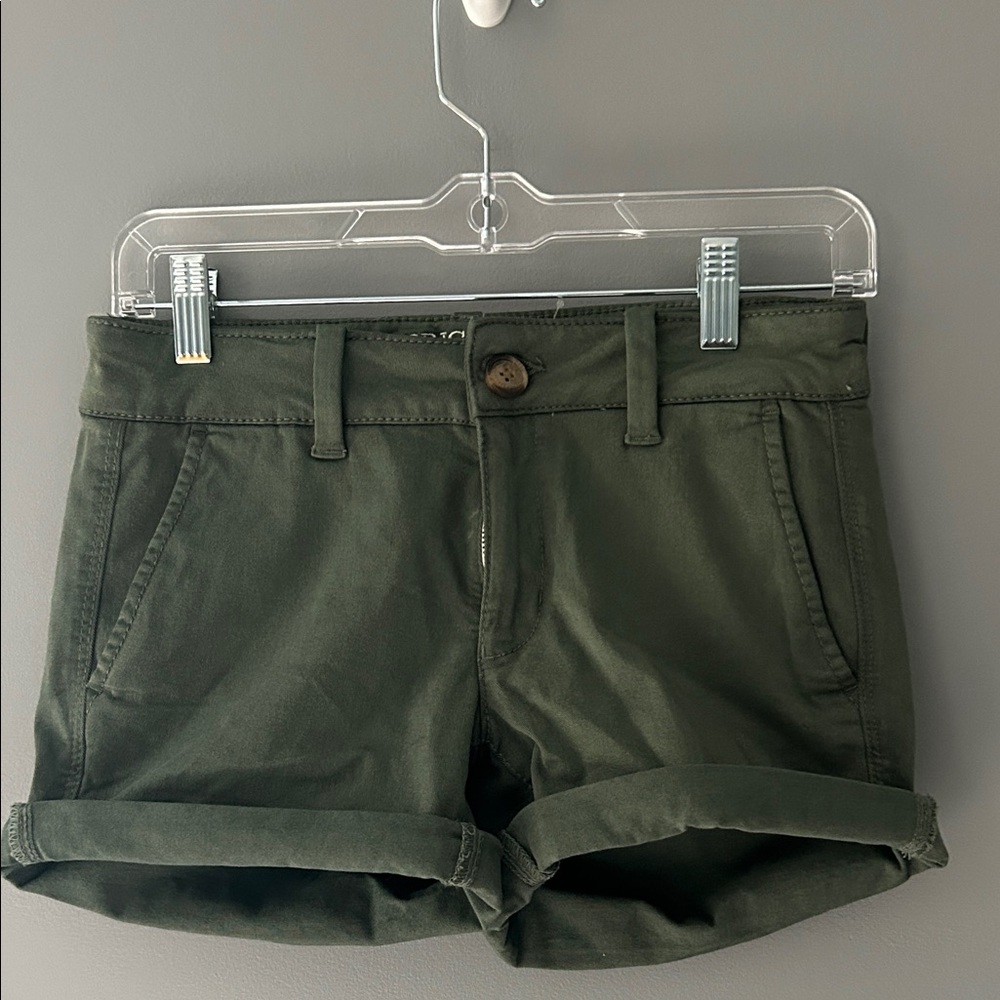 American Eagle Outfitters Dark Green Women's Shorts
